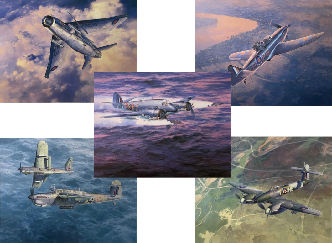 UK Combat Planes Set #1 (art print bundle)