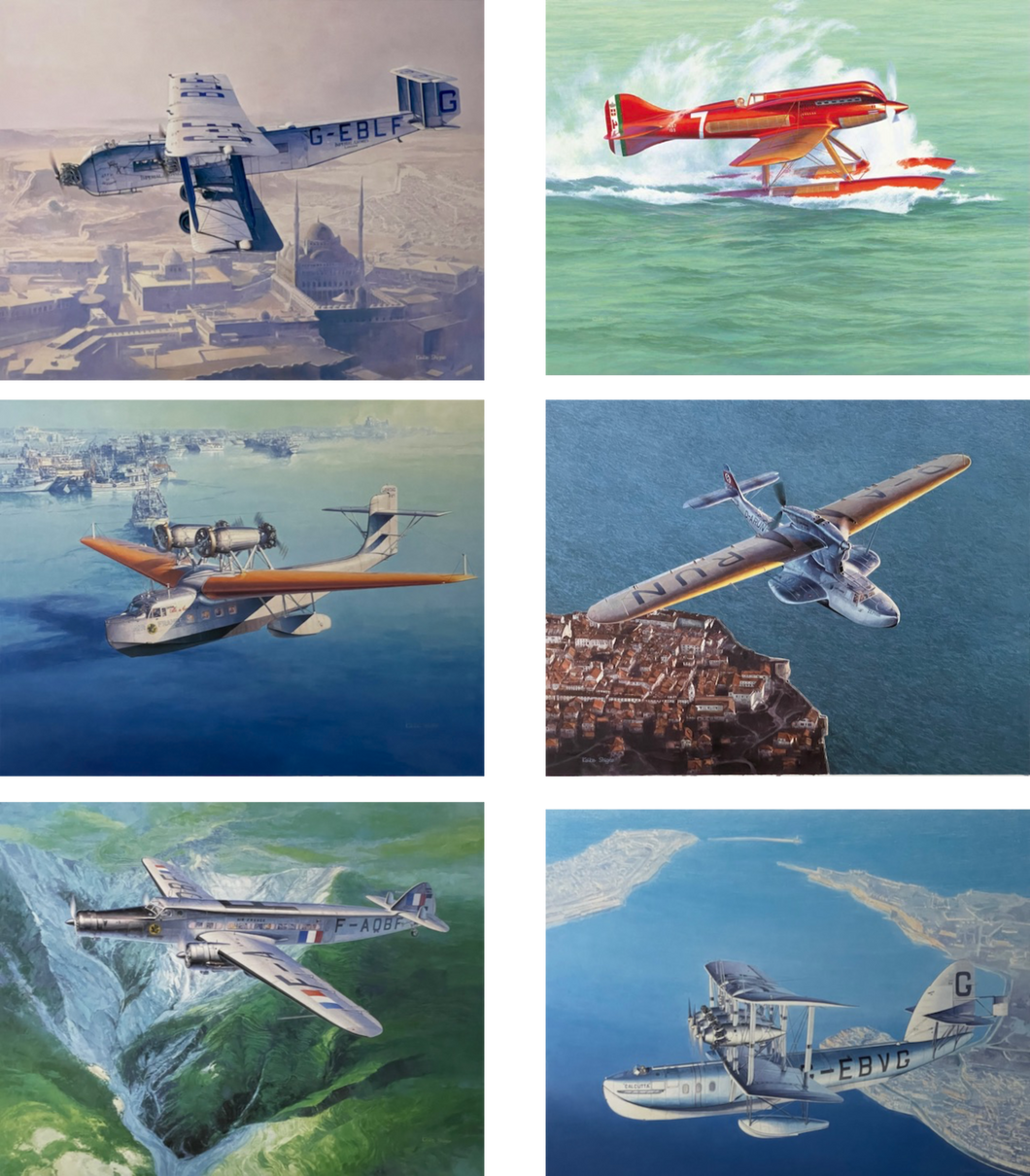 The Golden Age of Aviation (art print bundle)